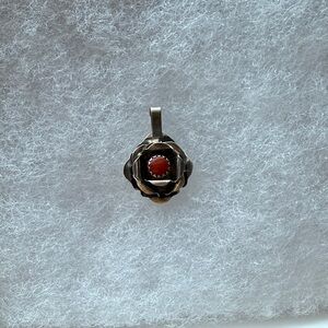 Red Sterling Pendant